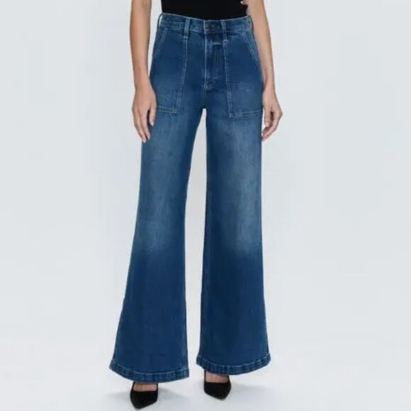 Pistola Lana High Rise Wide Leg Jean - Bella - Picture 1 of 5